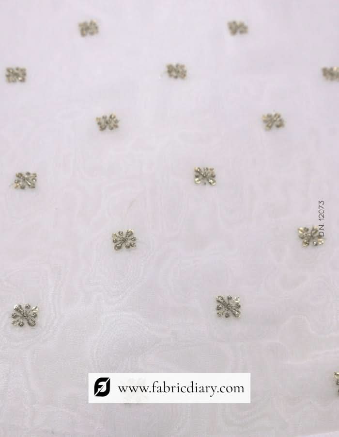 Embroidered zari designer textile – wholesale ethnic fabric for women’s fashion