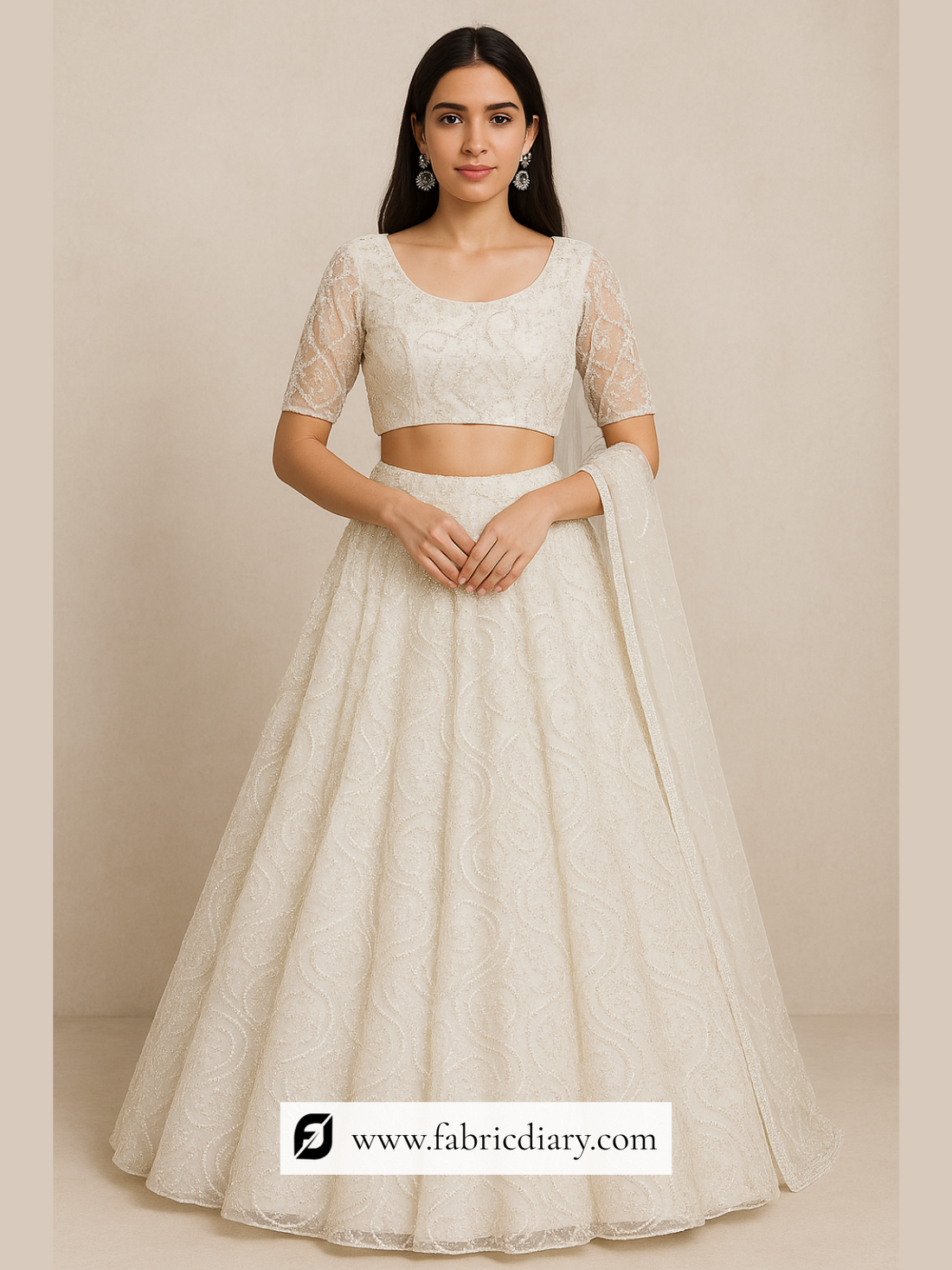 Luxurious Heavy Beaded Embroidery fabric - Beaded Lace