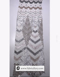 Luxury sequin fabric for women's evening dresses in daman style