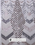 Designer evening dress sequin fabric in wholesale