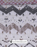 Elegant daman sequin fabric for gowns and party outfits