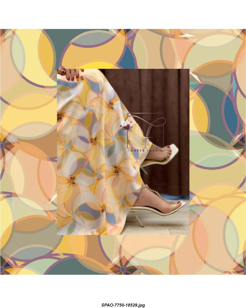 Soft Printed Cotton Fabric for Fashion Clothing Wear