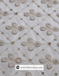 Men’s designer wedding sherwani fabric with embroidery