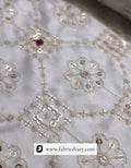 Embroidered groom fabric for men's wedding attire