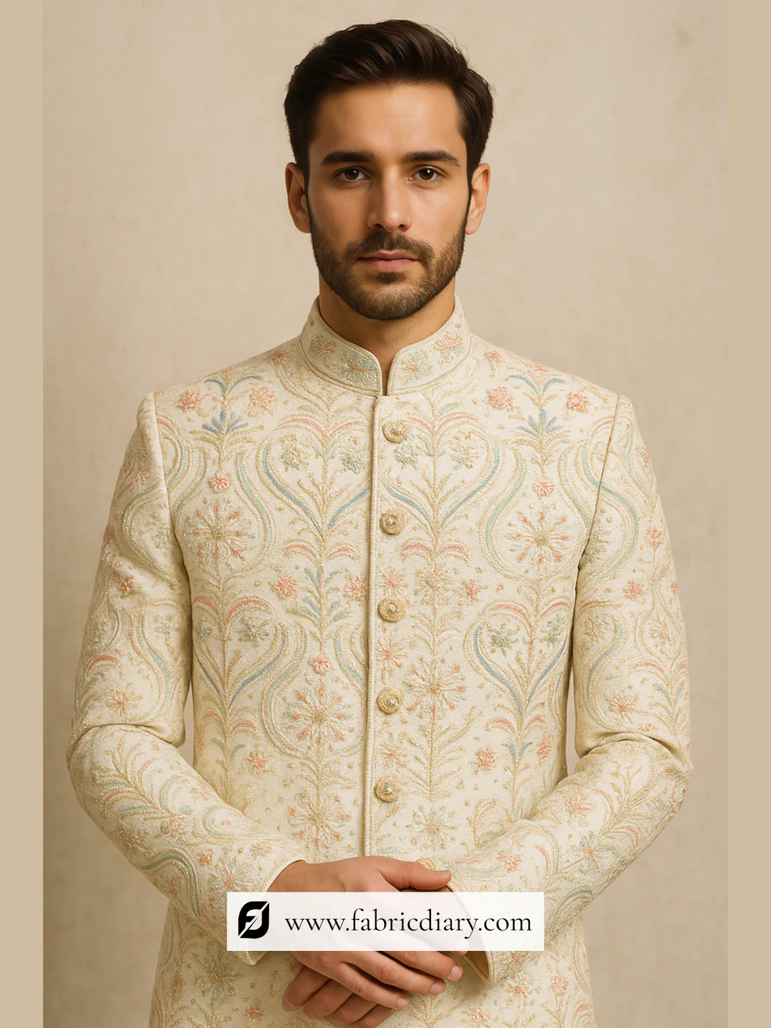 Men's Embroidered Sherwani for Wedding | Royal Designer Ethnic Wear