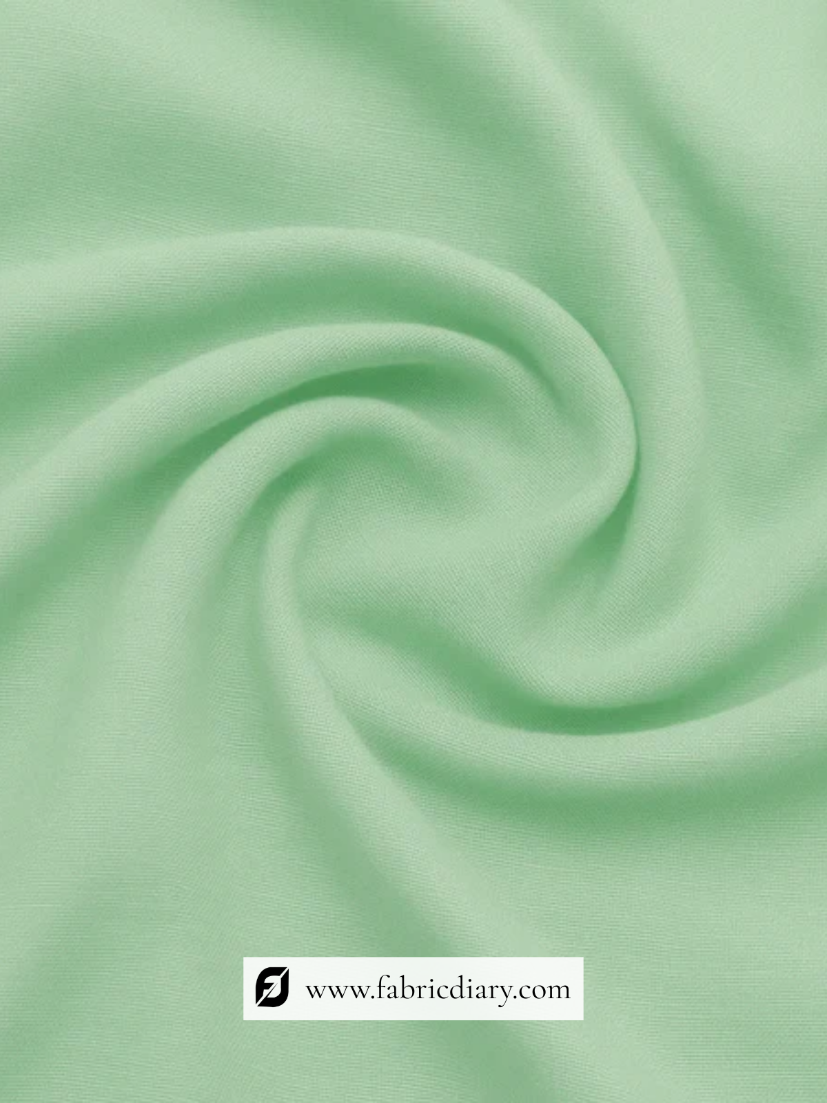 Mint Viscose Row Silk Fabric