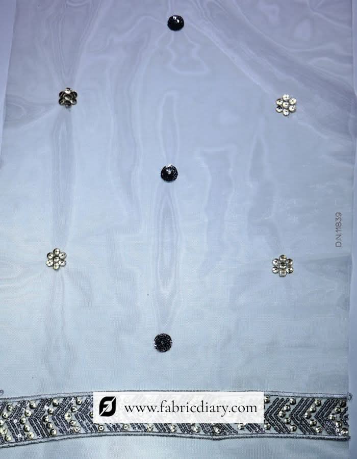 Buy embroidered net fabric for dupattas – online wholesale store