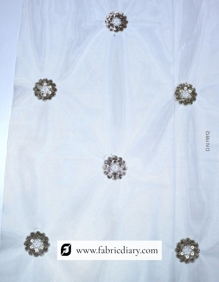 Buy embroidered dupatta net fabric – wholesale fashion textile exporter
