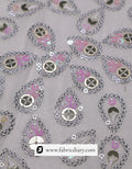 Buy embroidered pink gold fabric – wholesale supplier for ethnic dresses
