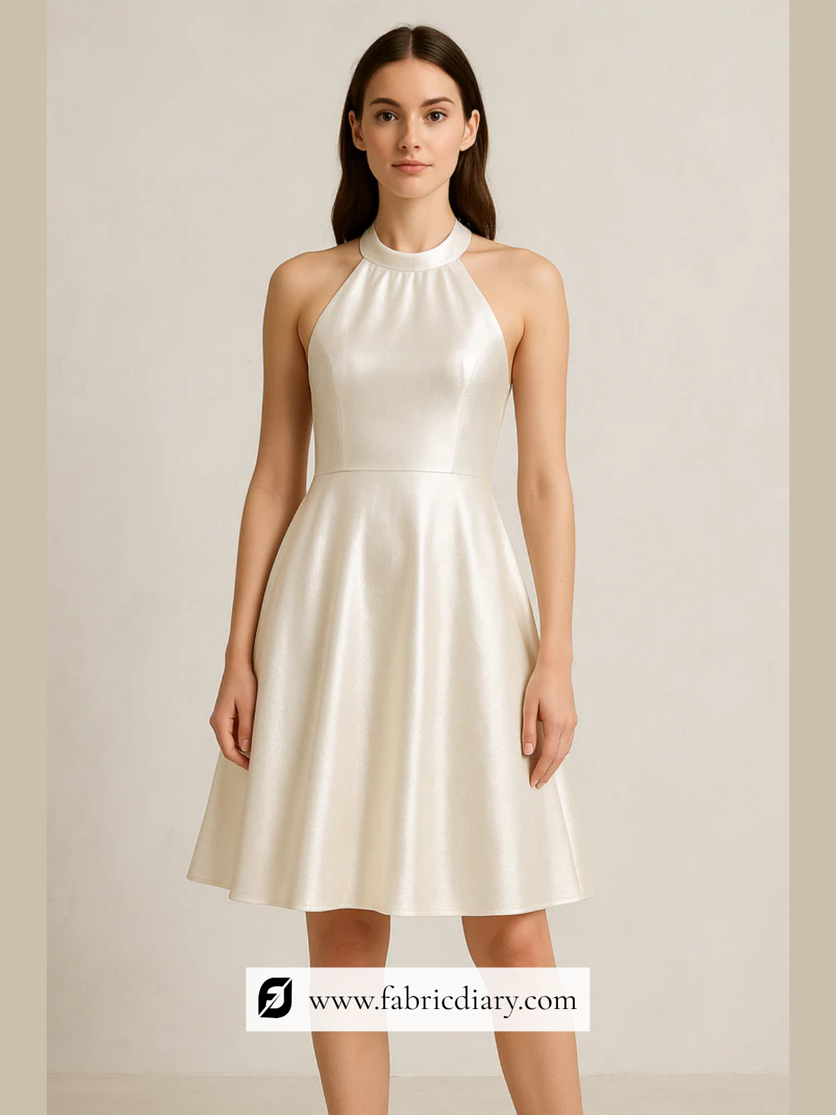 Shiny tissue silver fabric in dyeable base