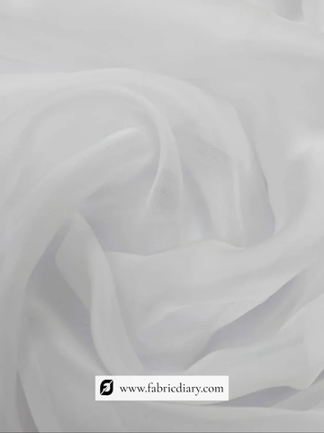 Plain Dyeable Pure Viscose Organza Fabric