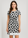 Animal print poly fabric for bold fashion statements