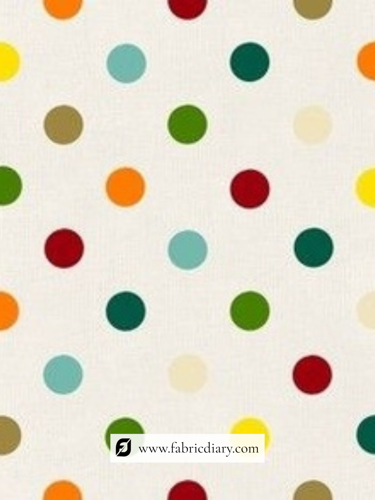 Poly Polka Dot Printed Fabric