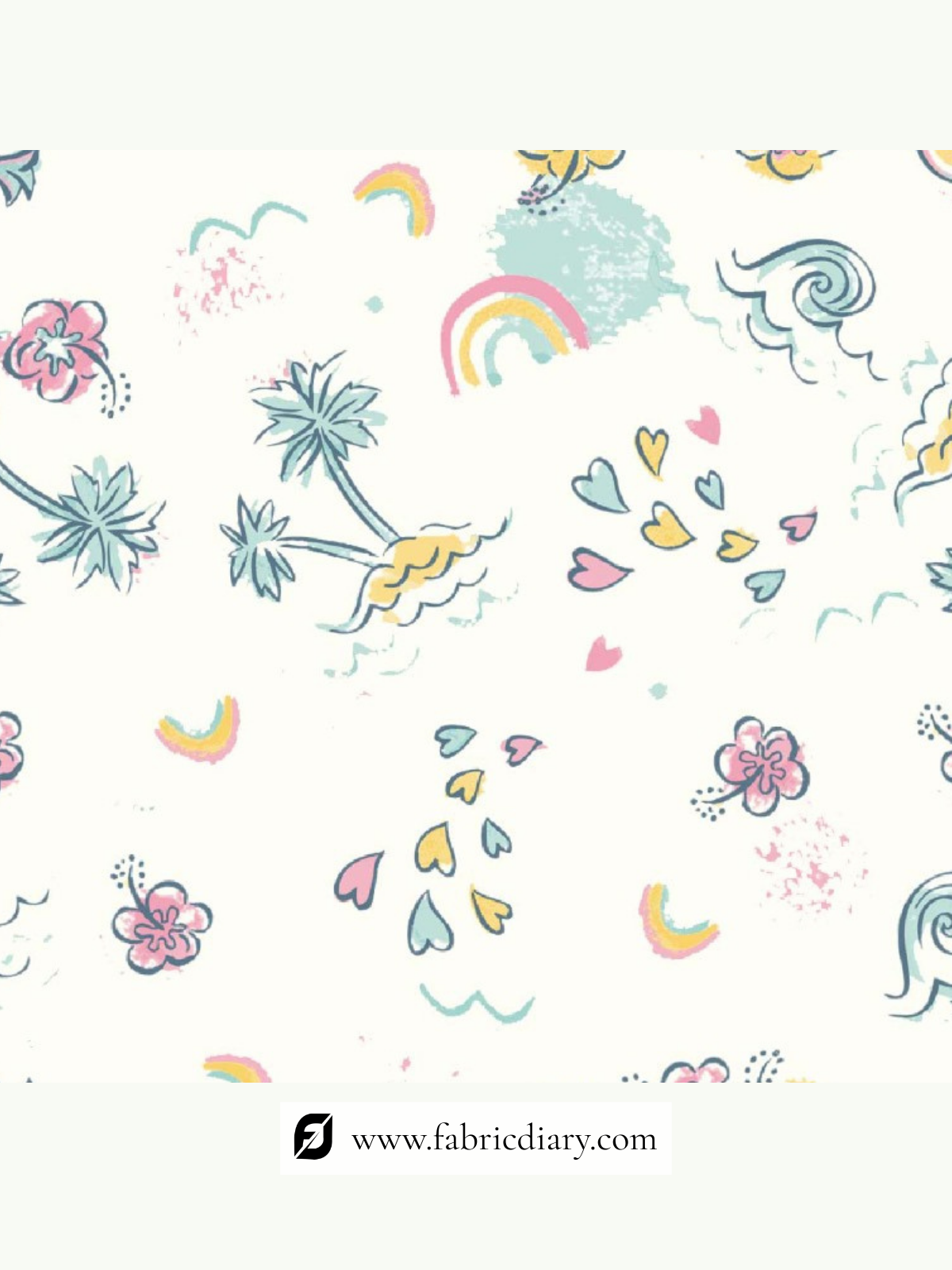 Poly Rayon Print Fabric