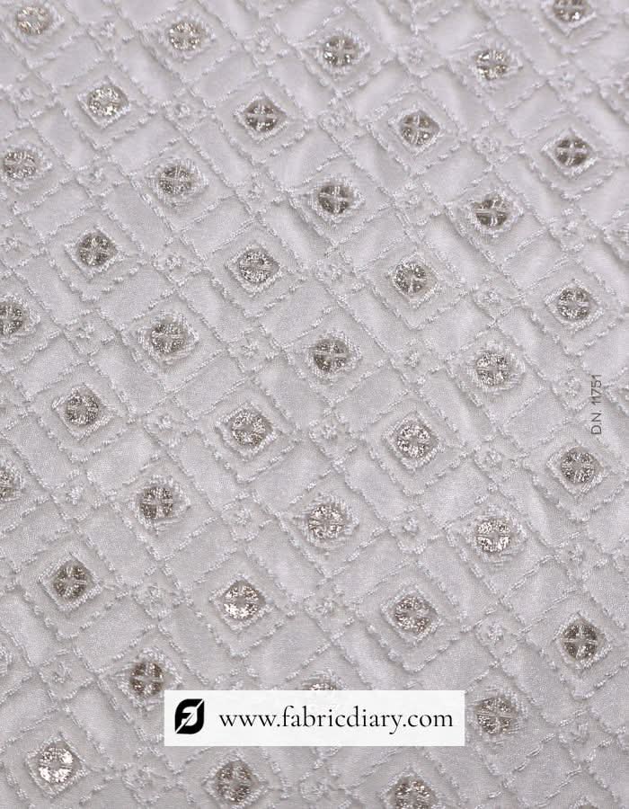 Thread embroidered sherwani fabric – bulk supplier for groom outfits worldwide