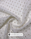 Premium thread work sherwani fabric – celebrity-style designer material India