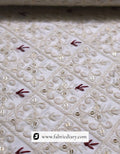 Wholesale white satin fabric for men’s suits and sherwanis
