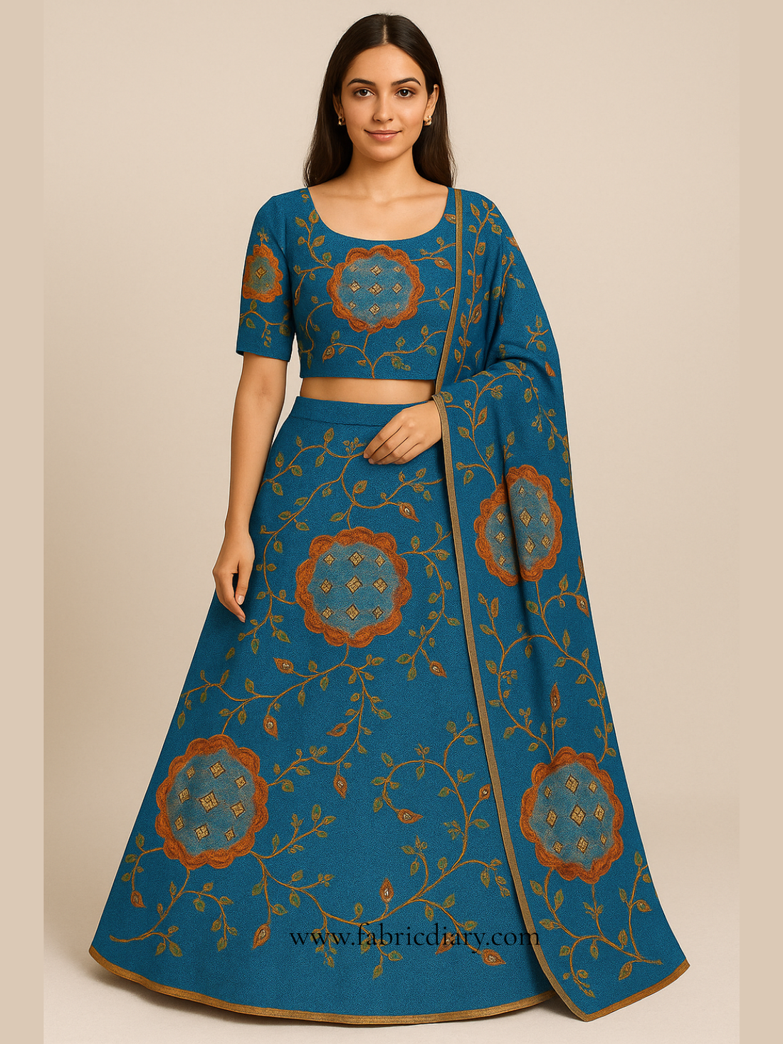 Pure Tissue Position Printed Fabric