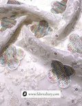 Designer multicolor sequin sherwani fabric – groom wear fabric supplier online