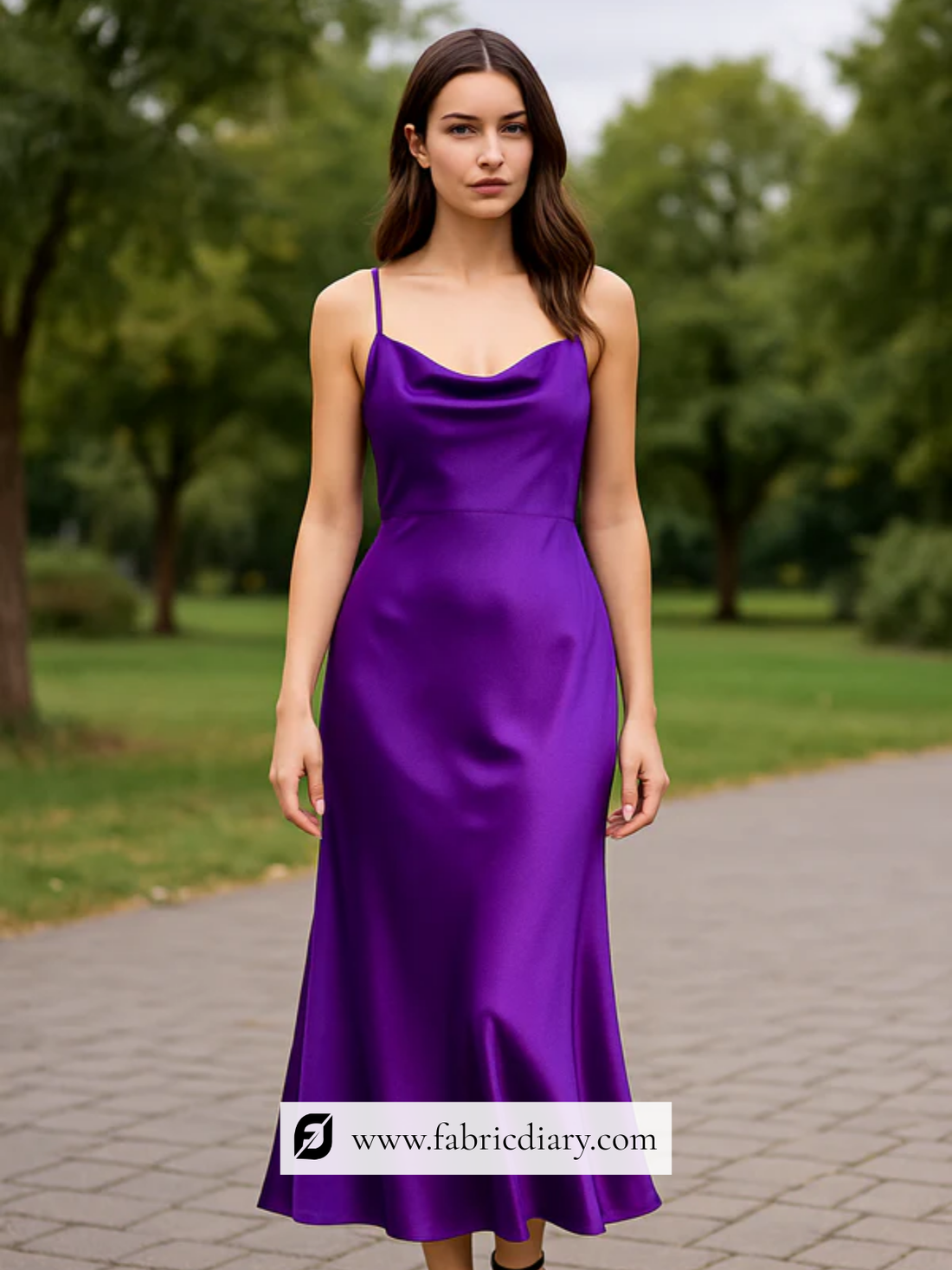 Royal Purple Dyed  Pure Tissue Anmol Fabric