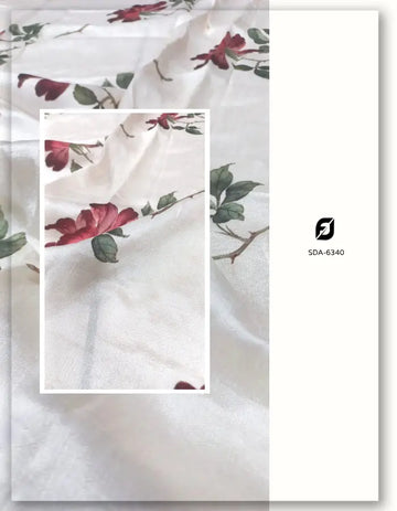 Printed Raw Silk Fabric – Indian Dupion Silk Print