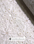 Premium floral embroidery fabric – buy wholesale online for garments