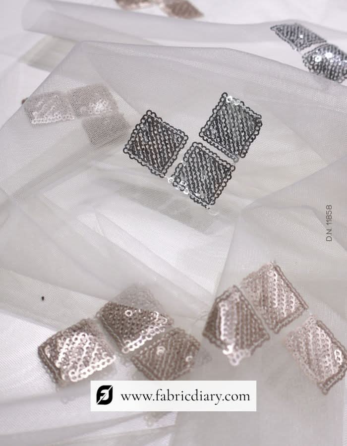 Buy double-sided sequins dupatta – fashion fabric for women’s garments