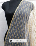 Butterfly net dupatta with sequin embroidery – premium ethnic wear fabric