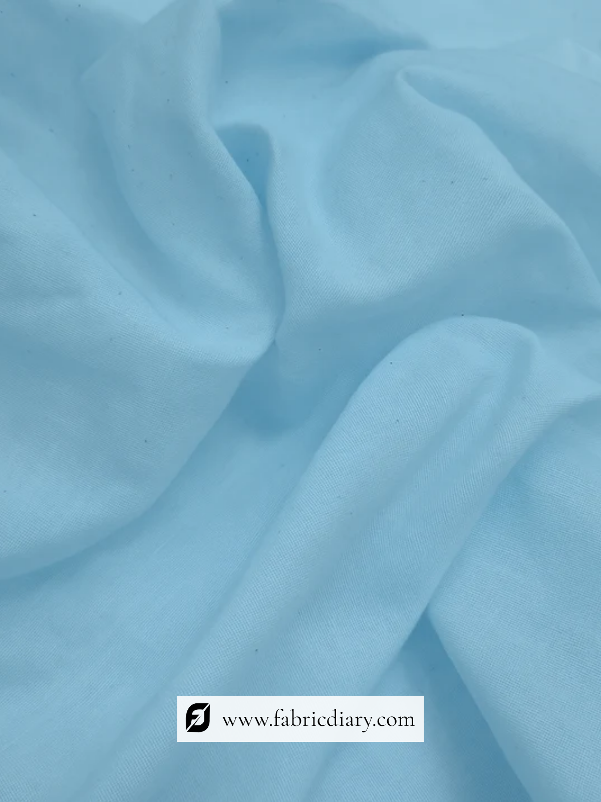 Sky Blue Kora Cotton Fabric