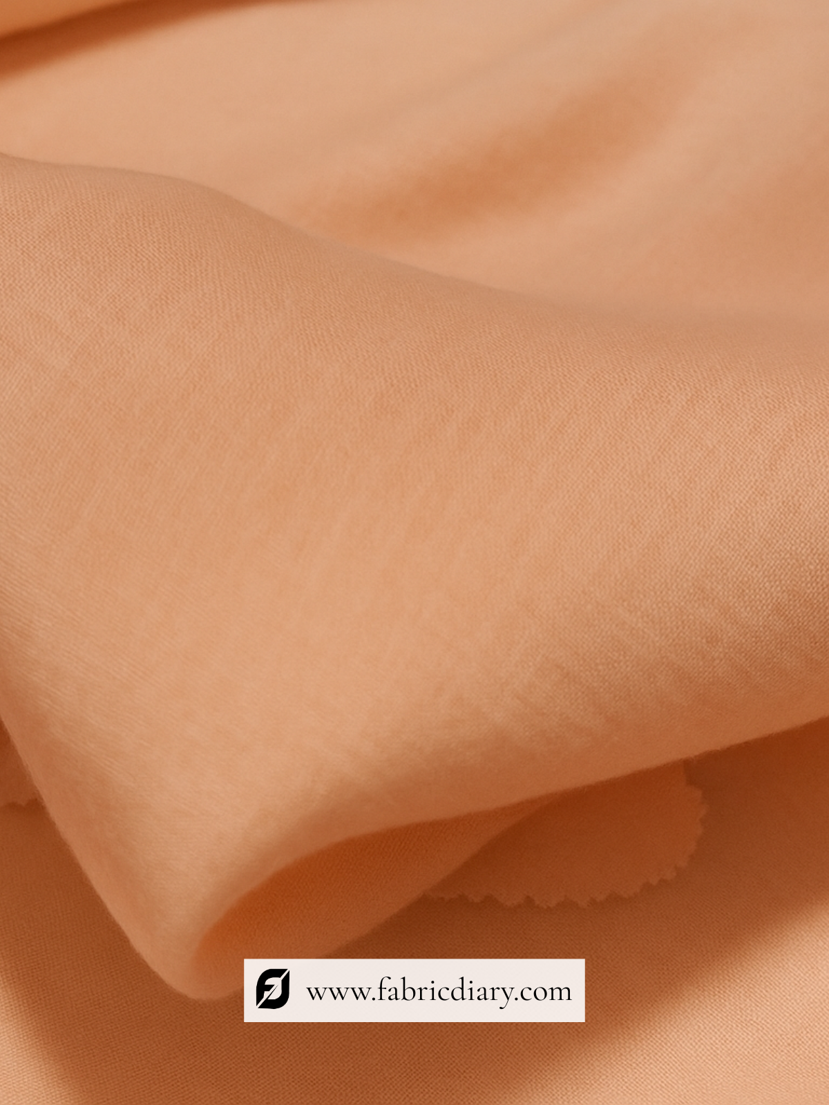 Soft Peach Color Mul Cotton Fabric
