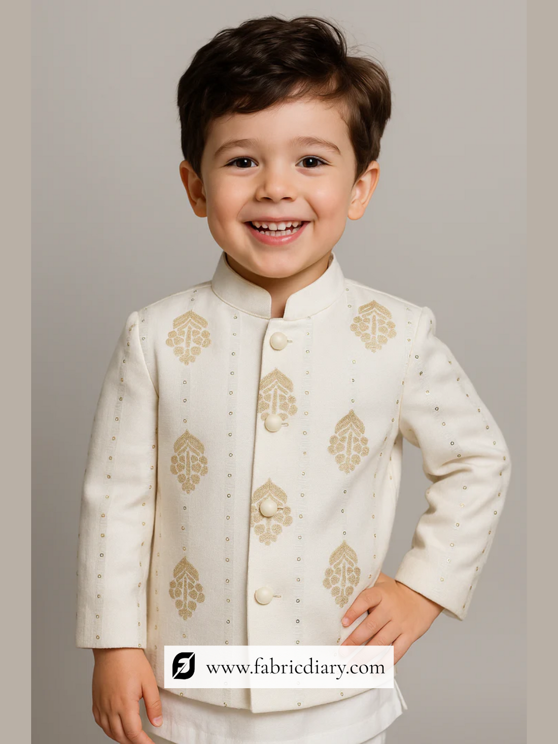 Stylish Boys Kids Jacquard Jacket