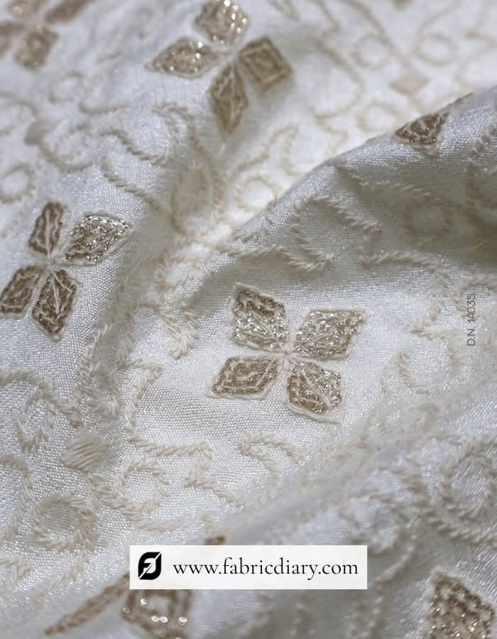 Stylish Embroidered Sherwani Fabric for Mens & Kids