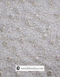 Wholesale off-white embroidery fabric for men's sherwanis