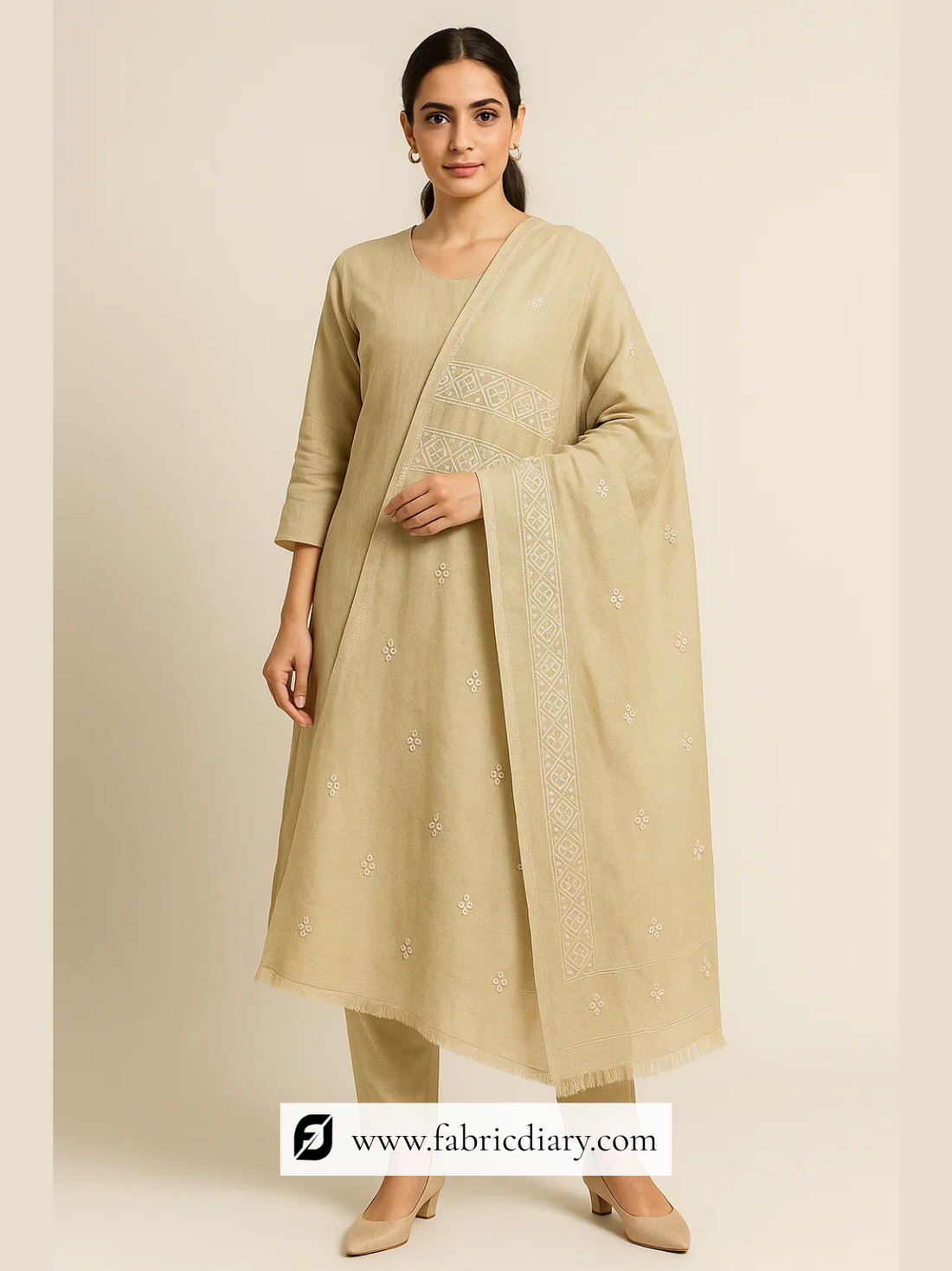 Trending Dupatta Embroidery Fabric