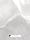 White Cambric cotton fabric for women's wear