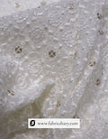 Embroidered floral sherwani fabric – custom-made designer fabric for special occasions