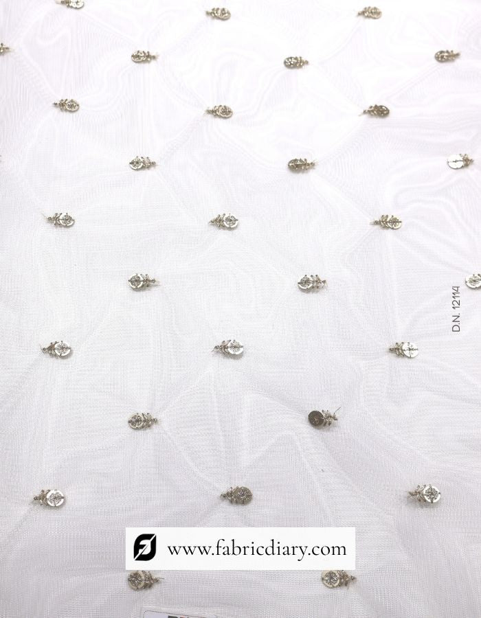 Gold zari embroidered fabric – online manufacturer of butti dress materials