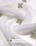 Buy georgette fabric with zari butti – ethnic fashion fabric exporter