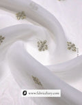 Buy zari embroidered butti fabric – premium fashion textile exporter