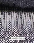 Latest Allover four square sequin pattern designer fabric
