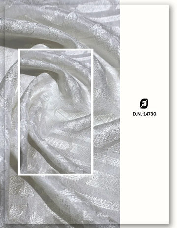 Dyeable Embroidery Fabric for Men's Kurta-14730