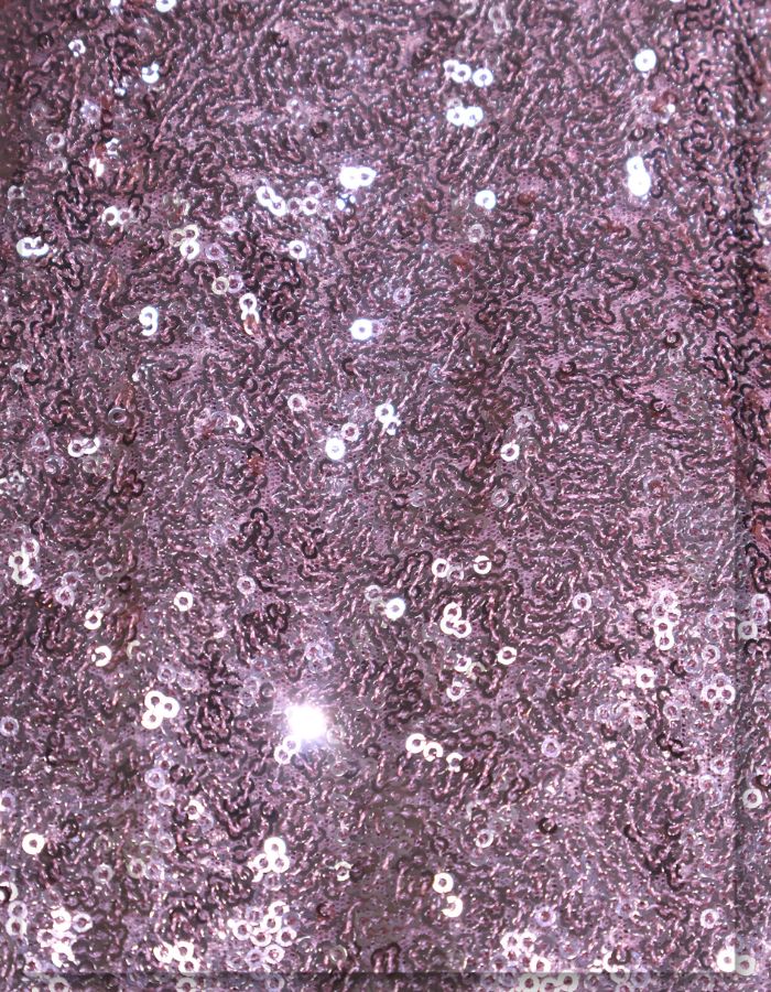 Black, Pink, Silver Mesh Net Sequins Fabric Material - 1919