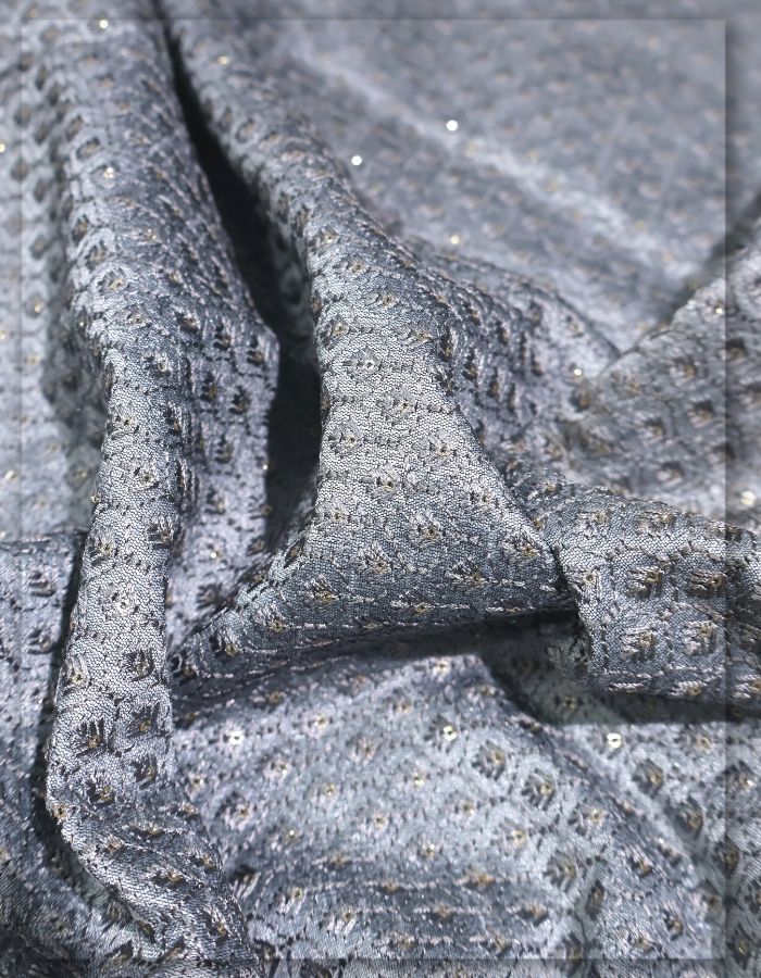 Premium Designer Embroidered Sherwani Fabric - 8615