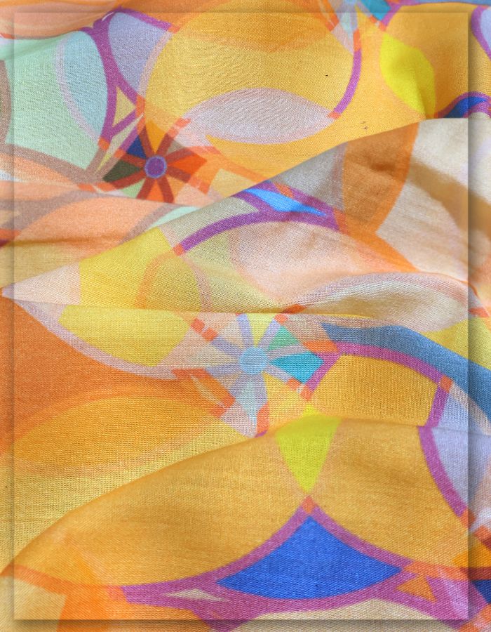 Digital Print Cotton Fabric for Garment Creation Use