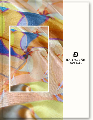 Multicolor Abstract Print Gaji Silk Yard MF115-spao-7750-18529