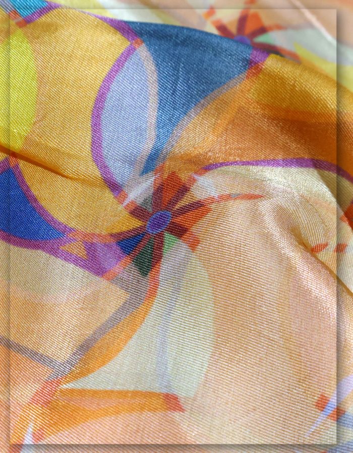 Multicolor Abstract Print Gaji Silk Yard MF115-spao-7750-18529