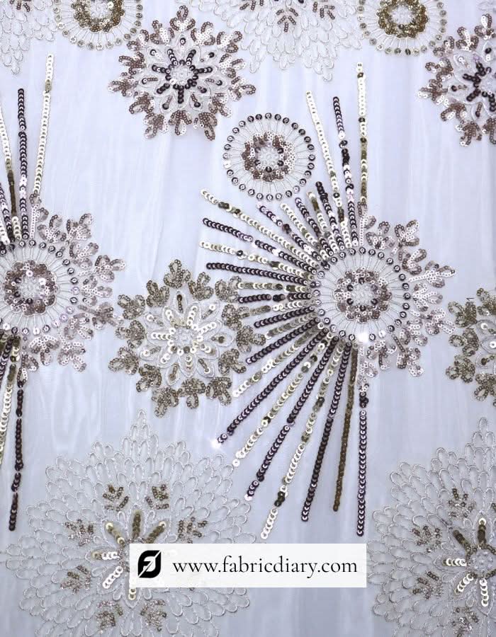 Designer sequin textile for special occasions – prom and bridal fabric exporter