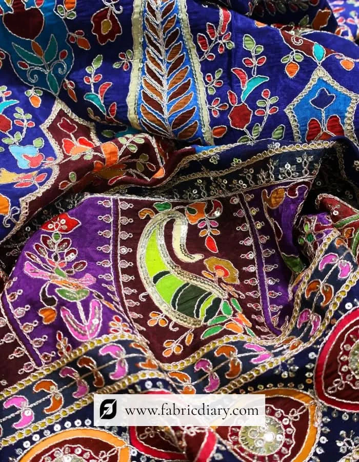 Bulk rate embroidery fabric inspired by Falguni Shane Peacock and Virgil Abloh