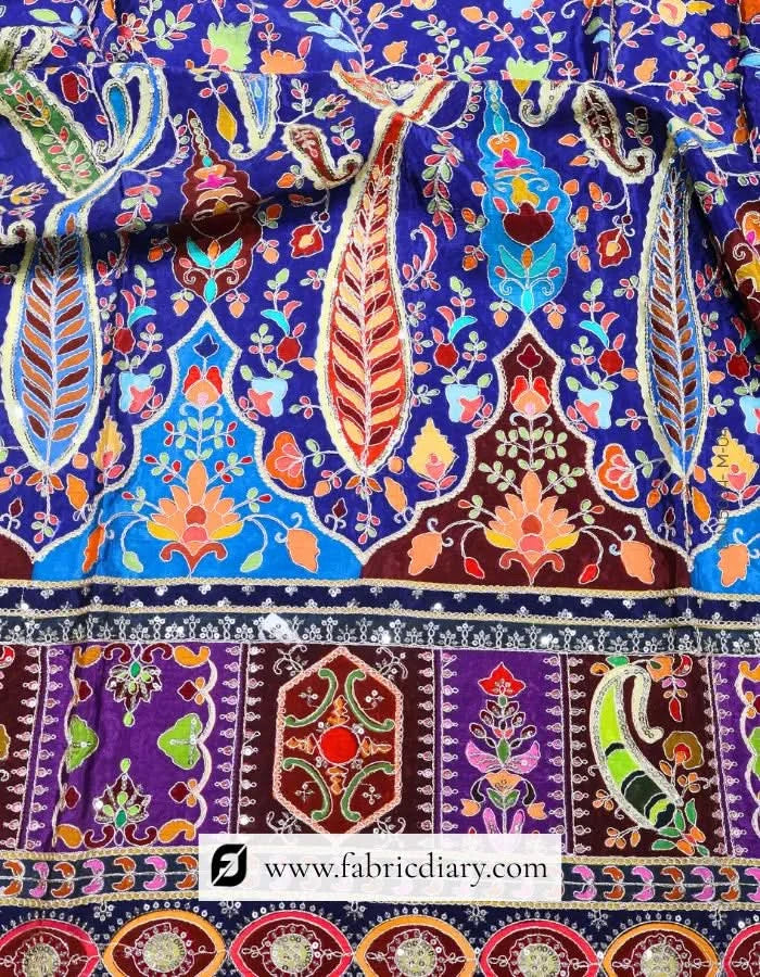  Online fabric embroidery fabric inspired by Manish Malhotra and Tom Ford