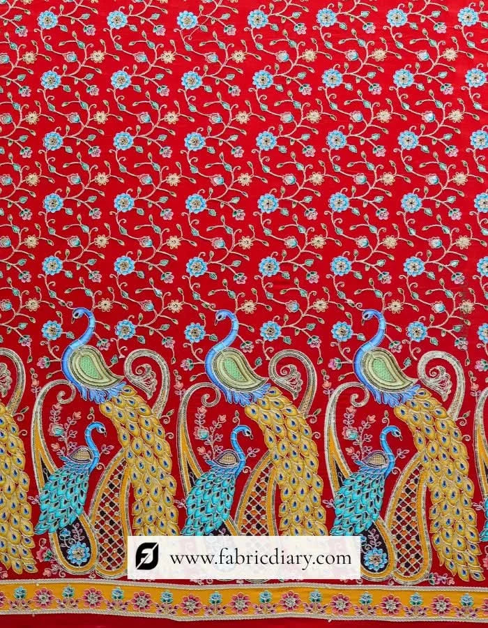  Embroidered fabric embroidery fabric inspired by Masaba Gupta and Issey Miyake